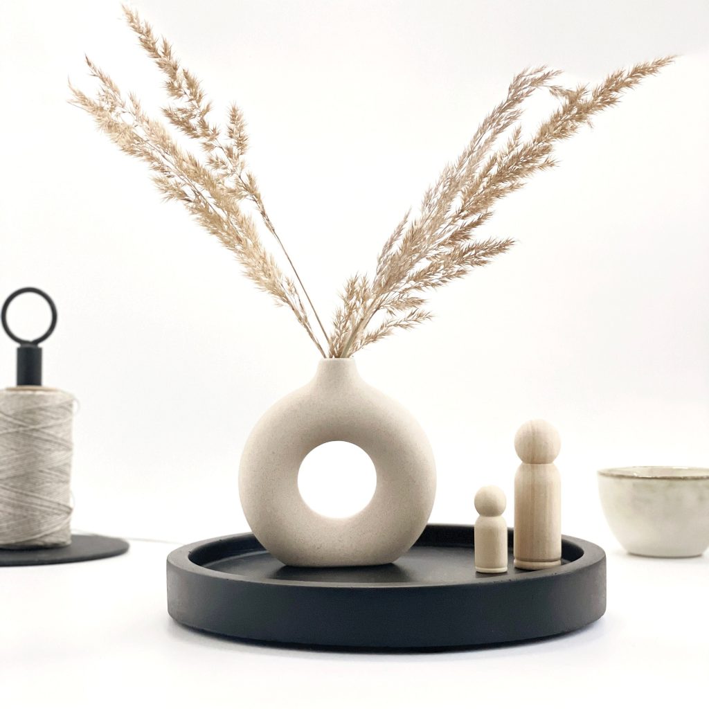 Concrete Tray for Decoration, Modern Bathroom Vanity Tray, Bath Organizer, Gift for Her