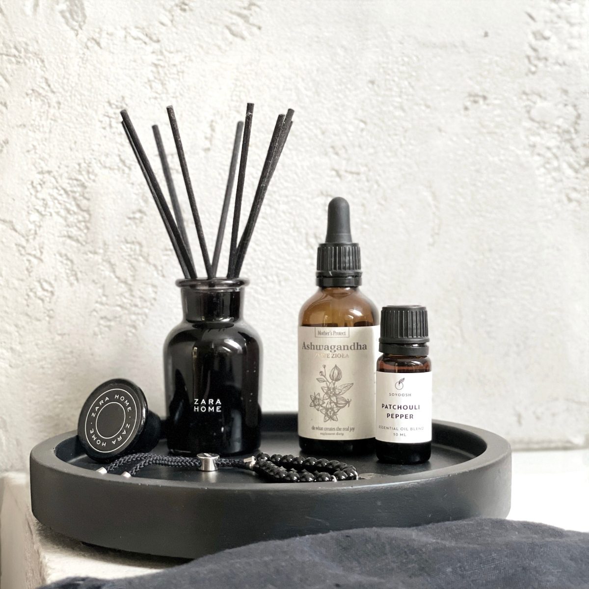 Concrete Tray for Decoration, Modern Bathroom Vanity Tray, Bath Organizer, Gift for Her